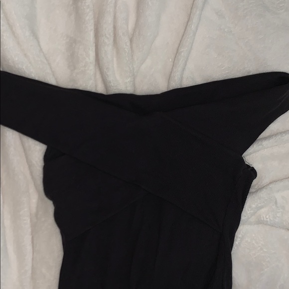 Off-the-shoulder Black Bodysuit - Picture 6 of 7